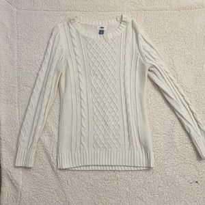 Old Navy White Sweater